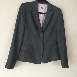 Classic pinstriped blazer